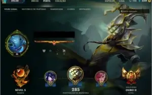 Cont Lol - Ouro 2 - 88 Skins - 74 Camp - NEO PAX SIVIR