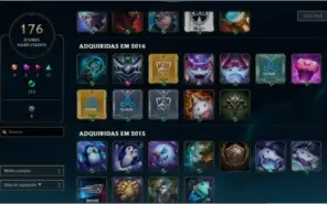 Conta LOL D4 8 Anos