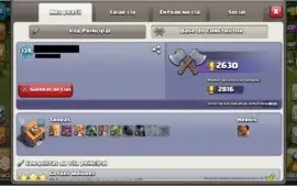 Conta Clash Of Clans Cv10 30/30, Cc 5