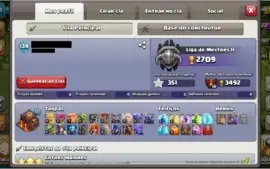 Conta Clash Of Clans Cv10 30/30, Cc 5
