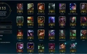 CONTA PLATINA 1 LOL 15 SKINS 48 CHAMPS