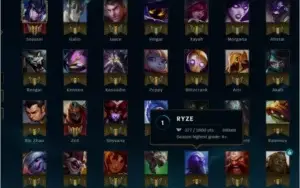 Conta de LOL Diamante 2 com 74 campeões 37 skins