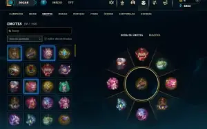 Unranked com 40 Champs e 9 Skins + 2 Fragmentos