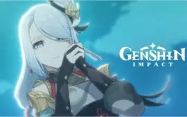 Contas Genshin Impact AR 5 e 7 com Shenhe