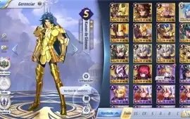 SAINT SEIYA AWAKENING - COM GEMAS AVANÇADAS E LIVROS