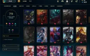 Platina 2 com 105 Champs e 79 Skins + Ryze Triunfante