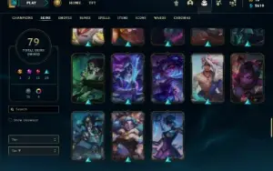Platina 2 com 105 Champs e 79 Skins + Ryze Triunfante