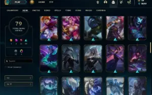 Platina 2 com 105 Champs e 79 Skins + Ryze Triunfante