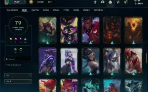 Platina 2 com 105 Champs e 79 Skins + Ryze Triunfante