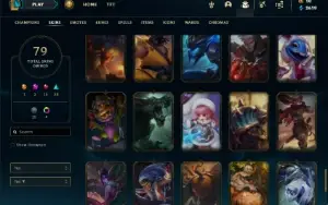 Platina 2 com 105 Champs e 79 Skins + Ryze Triunfante