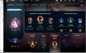 Conta LOL 127 SKINS 54 CROMAS 19 maestrias 7 + VALORANT