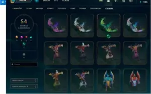 Conta LOL 127 SKINS 54 CROMAS 19 maestrias 7 + VALORANT