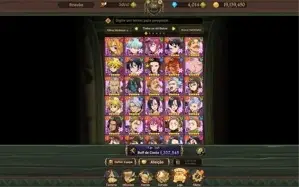CONTA SEVEN DEADLY SINS: GRAND CROSS 7DS