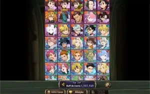 CONTA SEVEN DEADLY SINS: GRAND CROSS 7DS