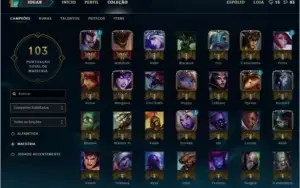 Conta lv30 -GoldV-Borda Platina-32 champions