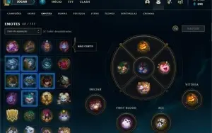 VENDO CONTA PLATINA 4, MUITAS SKINS MMR OK