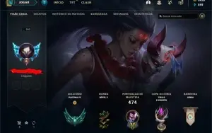 VENDO CONTA PLATINA 4, MUITAS SKINS MMR OK