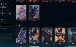 Conta Full Champ 2014 194 Skins 149 Cromas