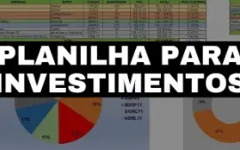 Planilha para Controle de Investimentos - Completa