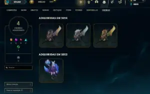 Ferro 2 com 35 Champs e 9 Skins