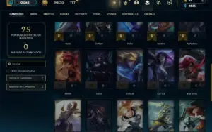 Ferro 2 com 35 Champs e 9 Skins