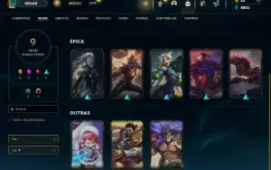 Ferro 2 com 35 Champs e 9 Skins