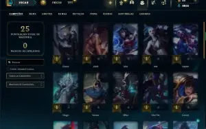 Ferro 2 com 35 Champs e 9 Skins