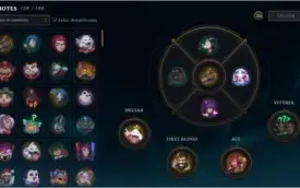 CONTA LOL 257 SKINS PLATINA