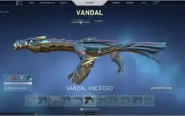 Conta valorant com muitas skins e VP // Negocio Valor