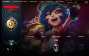 CONTA DE LOL UNRANKED TERMINOU PLATINA 1