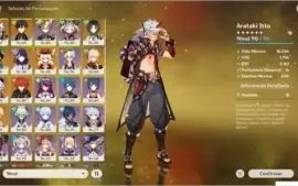 (AR58)14 personagens 5*- 4 armas 5 * - 2 armas de passe