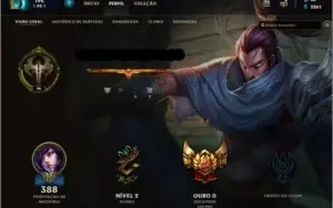 Duas contas de LOL, uma Ouro 2 e uma Ouro 5 de brinde.