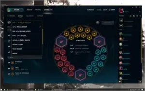 Conta Platina S6 - Full Champions - 74 Skins - 7 Pag Runas