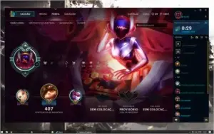 Conta Platina S6 - Full Champions - 74 Skins - 7 Pag Runas