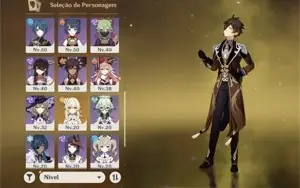 Ar46. Zhongli, kazuha, kokomi, Yoimiya, Mona c1 e Mais