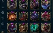 Conta Platina, várias skins, ícones e alta taxa de Win Rate.