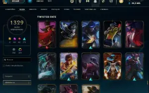 Conta Lol Com Mais De 1300 Skins (Inclui Pax TWISTED FATE)
