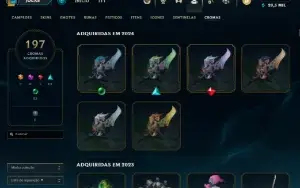 Conta Lol Com Mais De 1300 Skins (Inclui Pax TWISTED FATE)