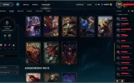 CONTA LOL PLATINA III - TODOS OS CAMPEÕES - MMR D5