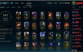 CONTA LOL PLATINA III - TODOS OS CAMPEÕES - MMR D5