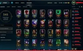 CONTA LOL PLATINA III - TODOS OS CAMPEÕES - MMR D5