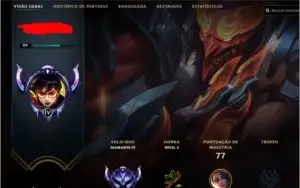 Conta Diamante 4 - 60% Winrate - MMR Bom