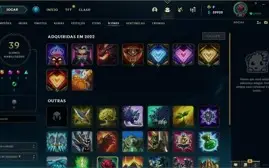 Conta LOL - Diamante IV, 62% de WR(E-MAIL NÃO VERIFICADO)