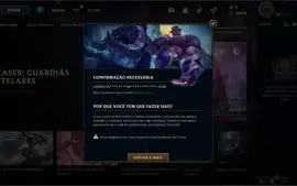 Conta LOL - Diamante IV, 62% de WR(E-MAIL NÃO VERIFICADO)
