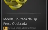Conta steam, com CS:GO e operação presa quebrada.