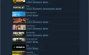 Conta steam top lotada de jogos