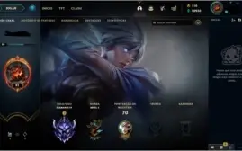 Conta diamante 4  (S11) 20K Essência azul
