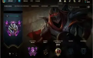 conta mestre com 80 champions, 13 skins, e hextec sobrando