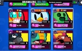 Todos os 33 brawlers