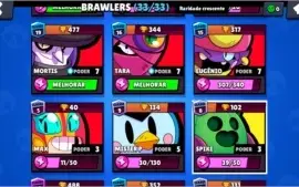 Todos os 33 brawlers